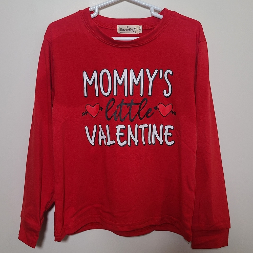 NWT Kids Valentine Long Sleeve Tee